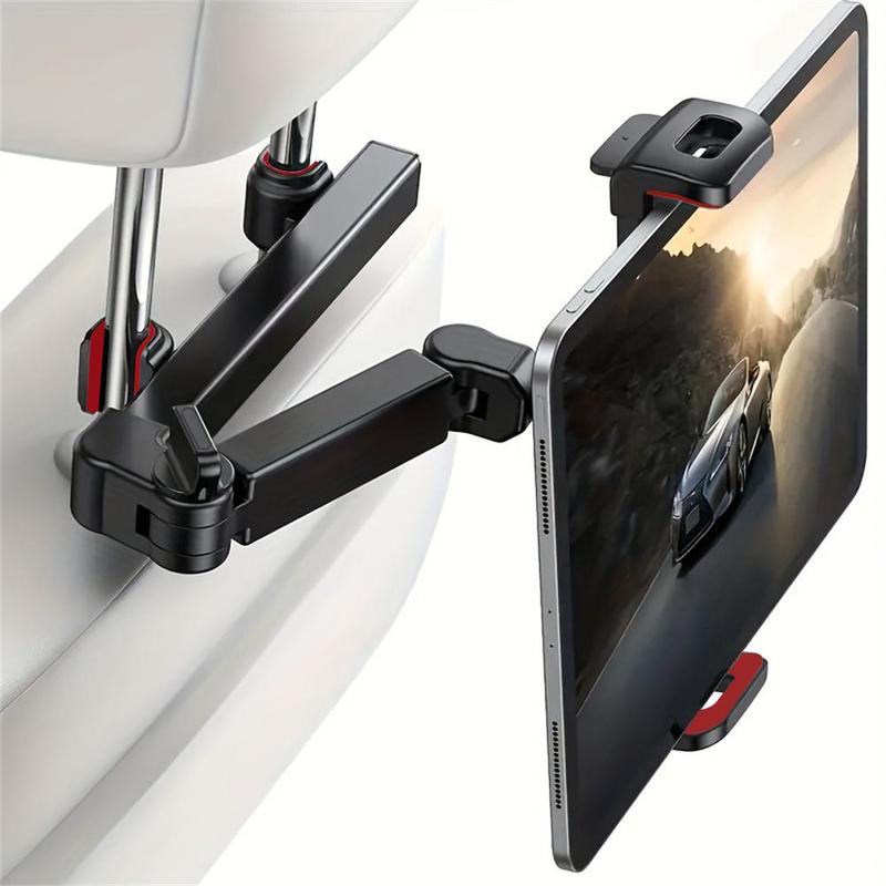 Car Headrest Tablet Mount, 1 Count Car Headrest Phone Holder, Car Phone Holder, Car Phone Hanging Rack, Flexible Adjustable Car Tablet Holder, Car Interior Accessories, Phone Accessories, Car Items 6