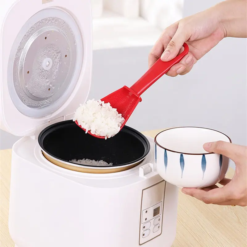 Muỗng Xới Cơm, Chất Liệu Thép Không Gỉ, Kích Thước Lớn, Thích Hợp Cho Súp Và Cơm, Muỗng Phục Vụ, Có Bộ Lọc PP, Đa Chức Năng, Muỗng Tách Cơm Chống Dính, Cho Nhà Bếp Và Gia Đình 4