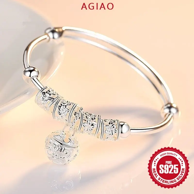 AGIAO Gelang Loncat Manik Wanita Perak 925 3