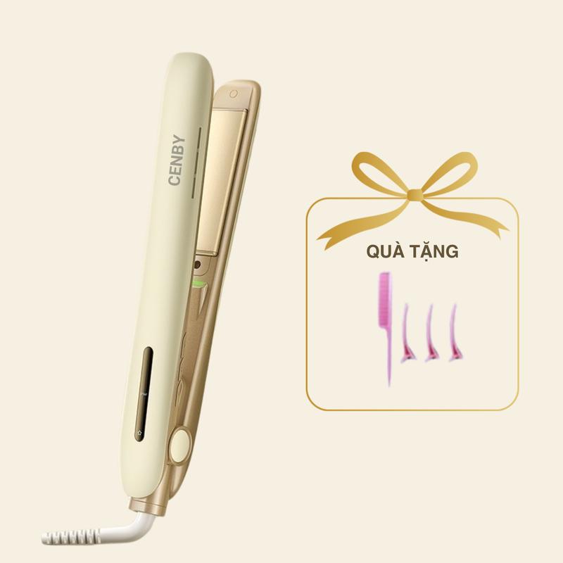 Máy ép duỗi tóc ion âm CENBY thanh gốm 3D là tóc nhanh mà không dứt tóc - Bảo hành 12 tháng