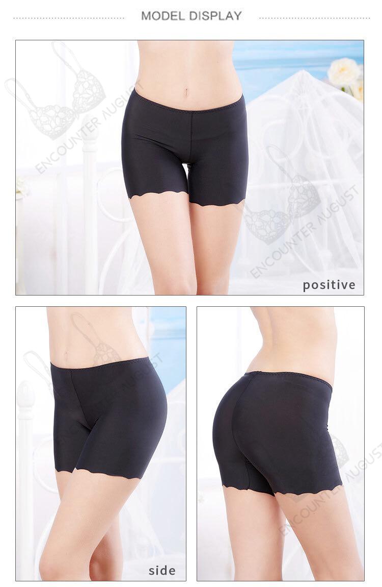 Pantaloncini di sicurezza da donna Ice Silk senza cuciture elastici intimo leggings corti pantaloni intimo pantaloncini M L XL 762 mutandine abbigliamento da donna_voghion.com