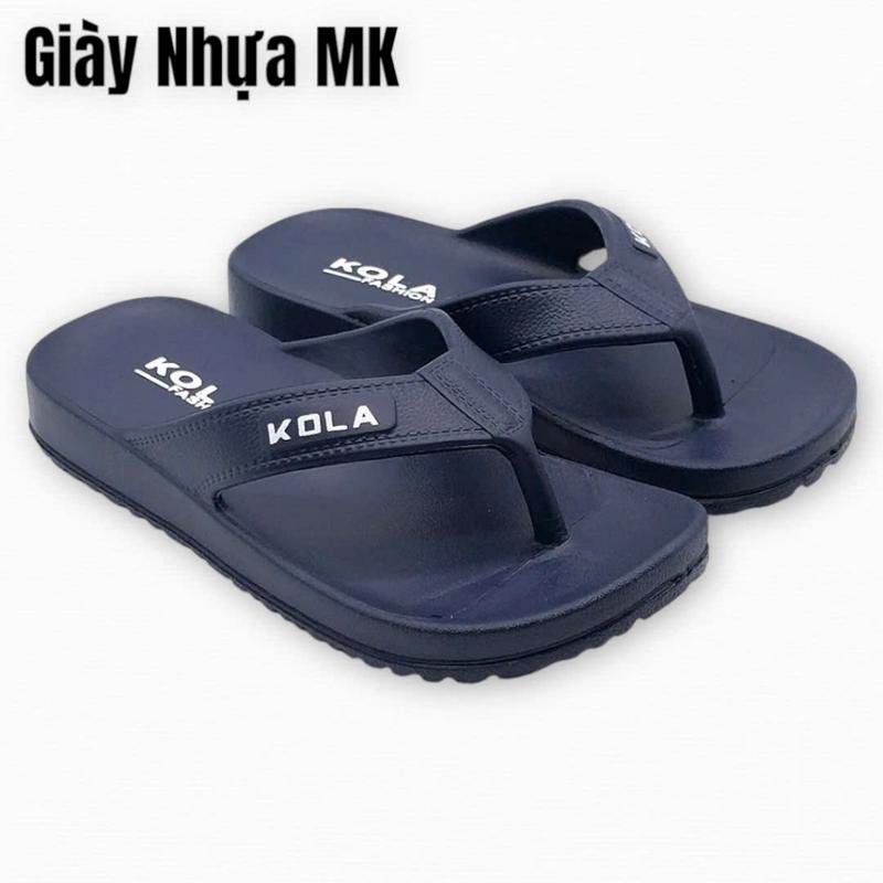 Dép kẹp tông xỏ ngón nam nữ Kola đúc ép nguyên khối siêu nhẹ siêu bền chống nước đi mưa đi biển - DL269 8