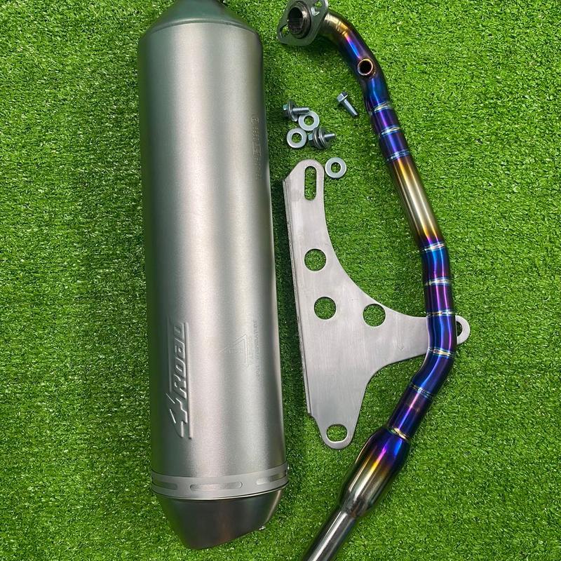 Pô  lon 4road nhập khẩu lon ngắn hoặc Lon vài kèm cổ titanum pass gắng xe sh ab Vario cilk có lựa chọn vòng xe (phụ kiện phụ Tùng)