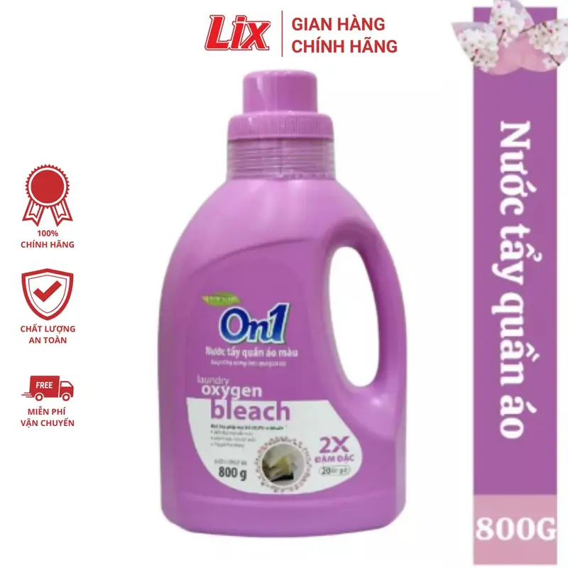 Nước tẩy quần áo màu On1 hương Purple Freshness 400g N7502 Làm Sạch khử mùi hôi ẩm mốc lưu hương thơm mát 1