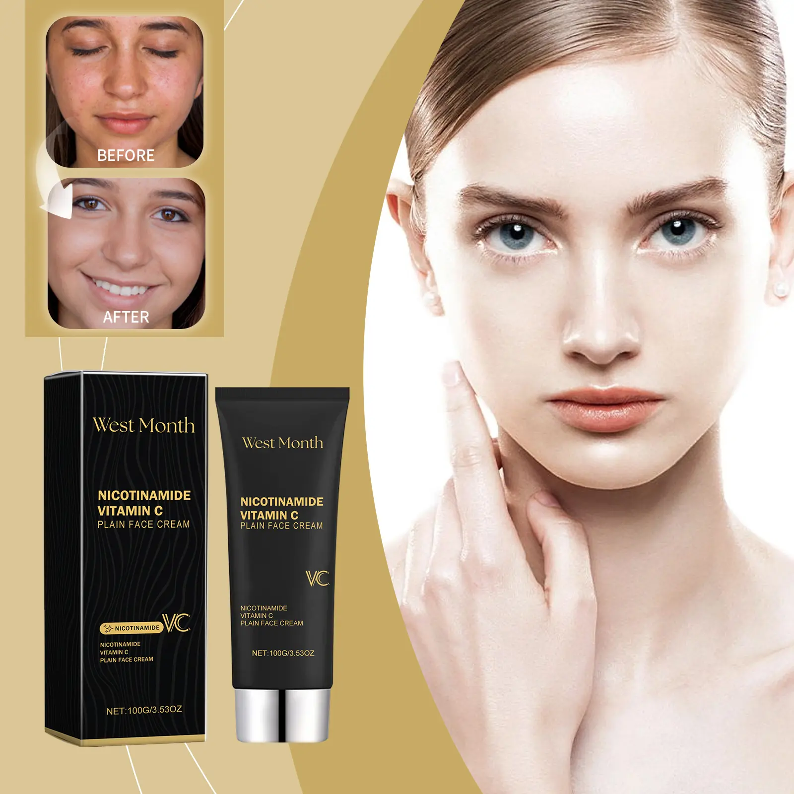 PRODUCT NAME: WEST MONTH Plain Face Cream