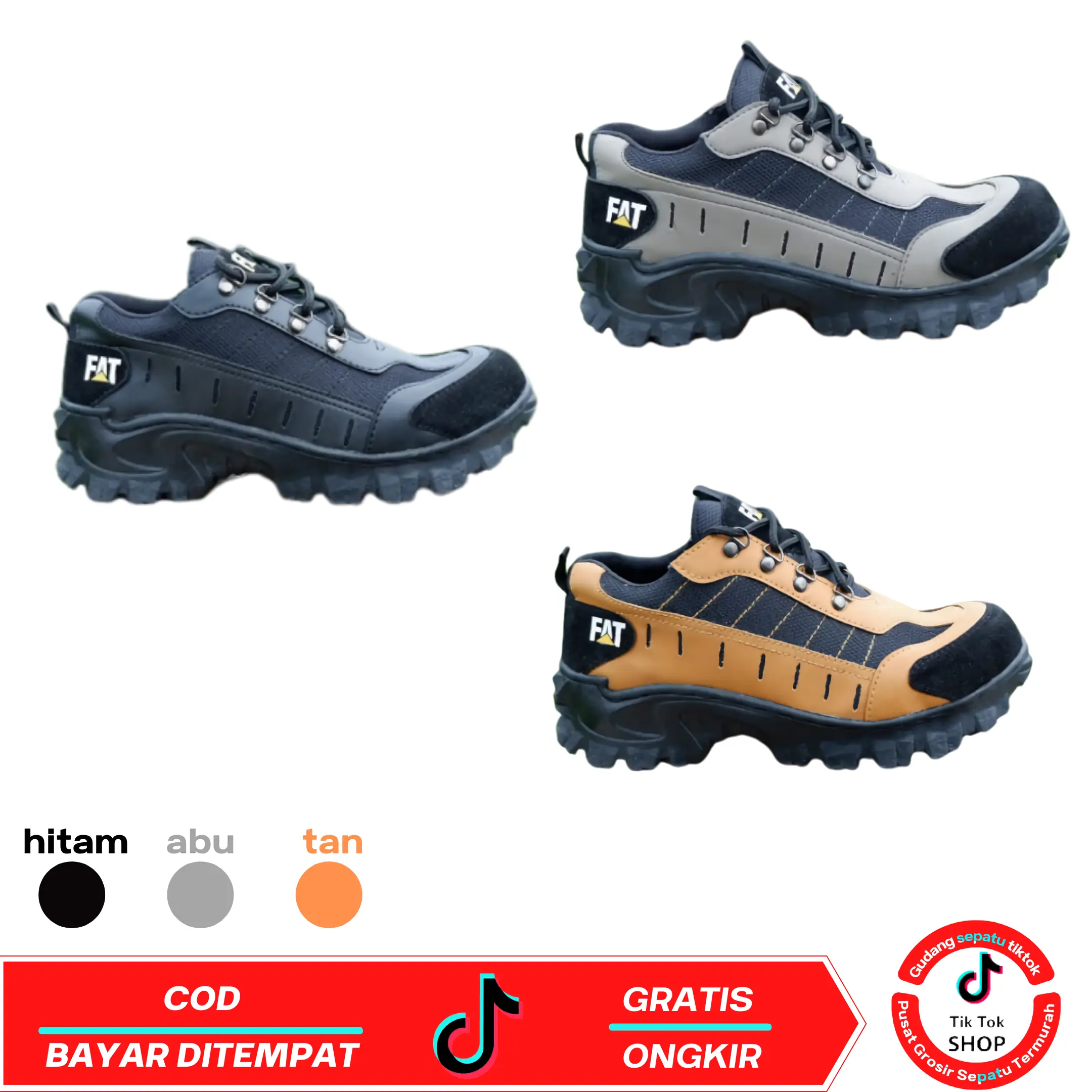 Sepatu Boots Pria Safety 4 Inc Best Seller Nyaman