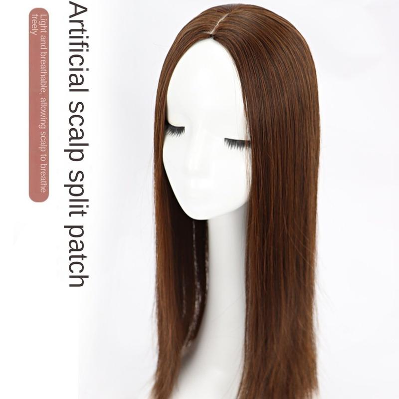 Product Introduction of Jojo Siwa Wig Heat Resistant Fiber Synthetic Topper Hairpiece Hair Extension Natural Toupee Invisible Clourse Hairpieces Natural Clip-In Long Straight Hair Women 11