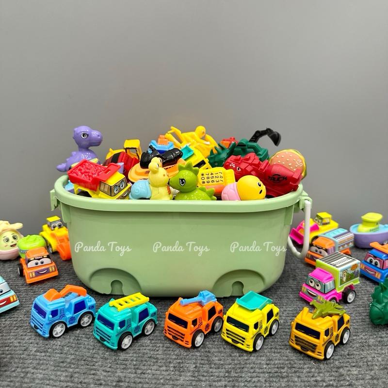 Combo 40 xe ô tô chạy cót bánh đà đồ chơi cho bé