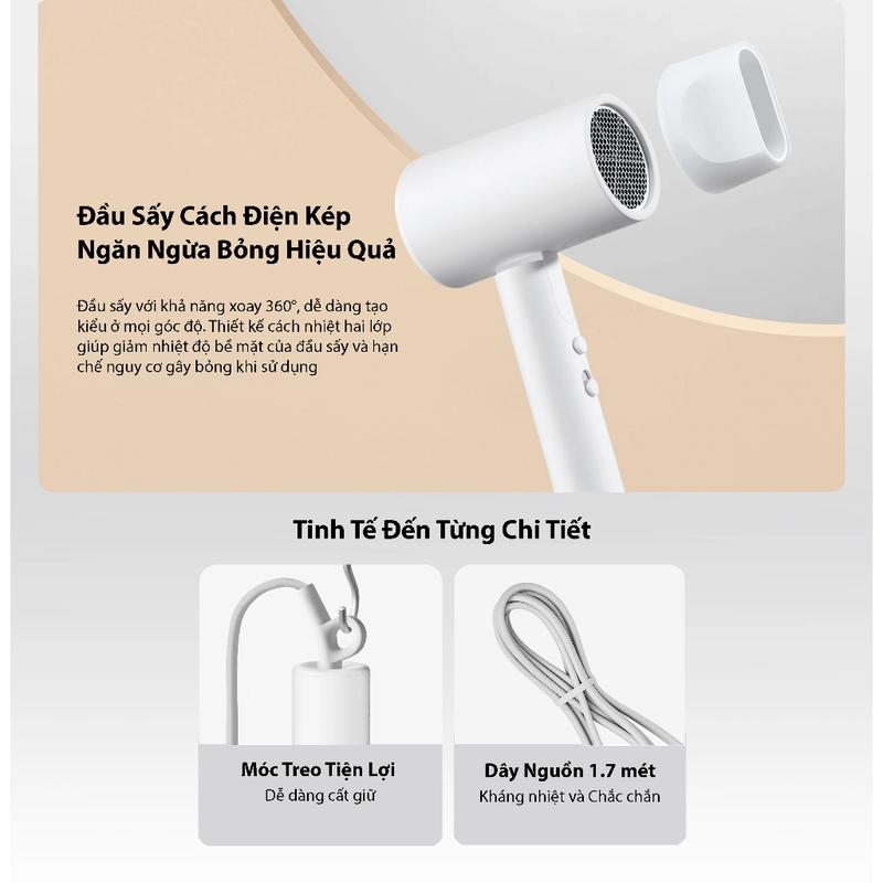 Máy Sấy Tóc Xiaomi Mijia H101 - Nhiều Chế Độ - Nhỏ Gọn - An Toàn 6