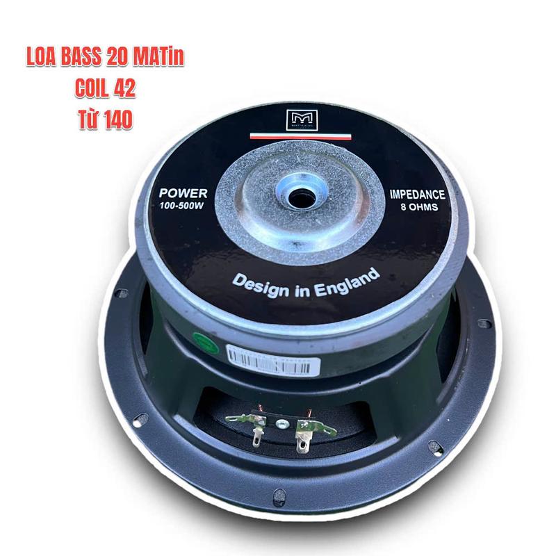 loa bass 20 MATIN coil 42 từ 140 nhập khẩu - BASS CỰC CĂNG - loa karaoke - 1 củ