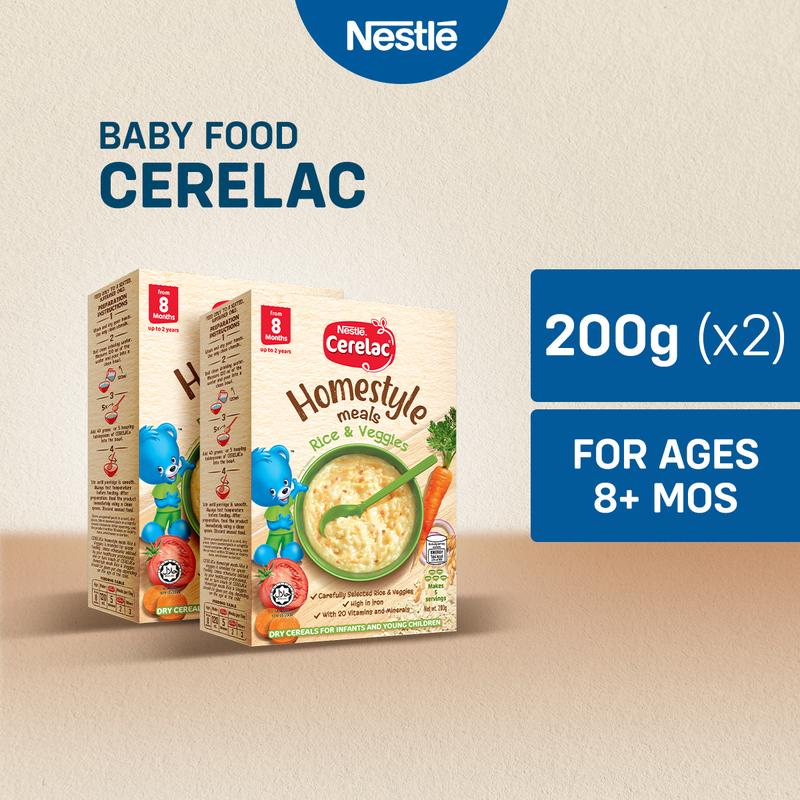 CERELAC Homestyle Meals Rice and Veggies Porridge 200g - Pac - TikTok ...