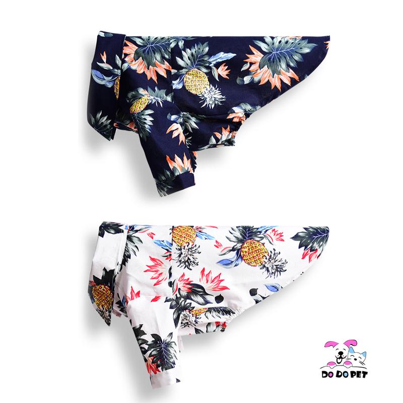 Áo Thun Cho Chó Phong Cách Bãi Biển Hawaii, DODO, Mỏng Và Thoáng Khí, Quần Áo Mùa Hè Cho Chó Nhỏ Áo Vest Cho Mèo Thú Cưng Chó chó Con Chihuahua Yorkies Poodle