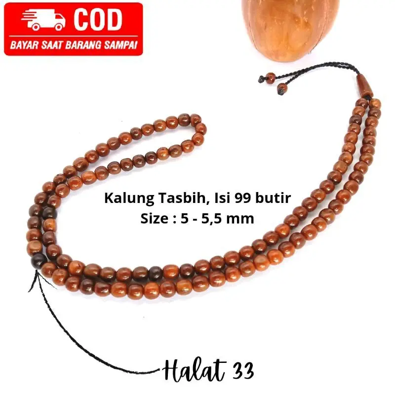 Kalung tasbih kokka kaukah 99 butir