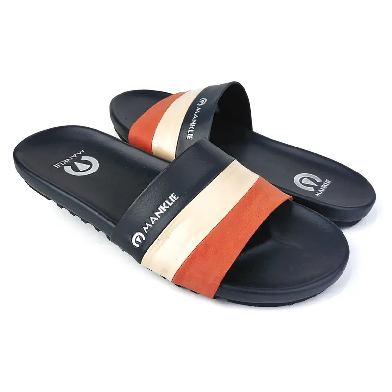Manklie Sandal Slide Pria Kasual Slipper Distro Shoes Selop Sendal 2