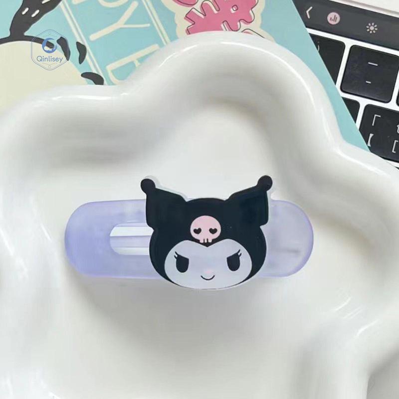 Qinlisey Cute Cartoon Hair Clips for Girls Kawaii Jelly Color Duckbill Clips Barrette Lovely Hair Pins 1