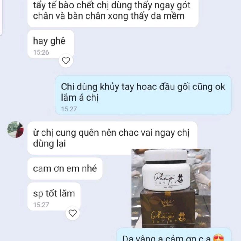 Tẩy tế bào chết pháp cosmetics giúp Tăng hấp thụ kem và dưỡng ẩm trắng cho da tẩy kì pháp - TẶNG 1 ủ trắng Dưỡng Da Body Dưỡng Body Làm Đẹp Da sap  wax 4
