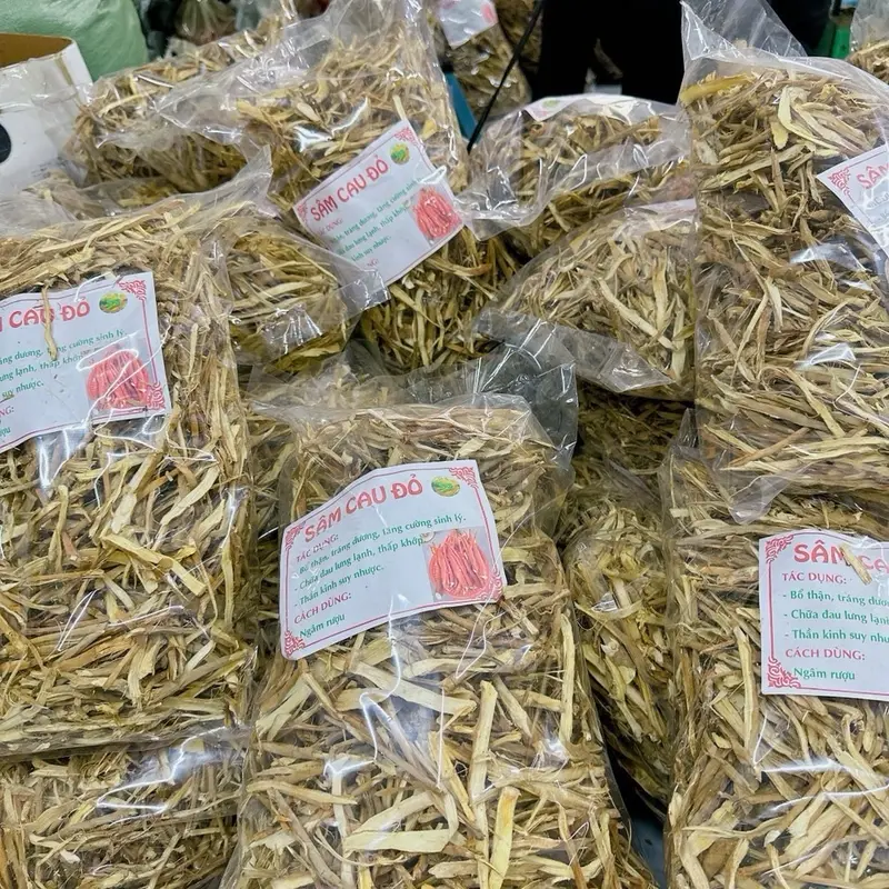 1kg sâm cau đỏ rừng tây bắc tự nhiên 0