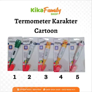 Termometer Karakter Kartoon