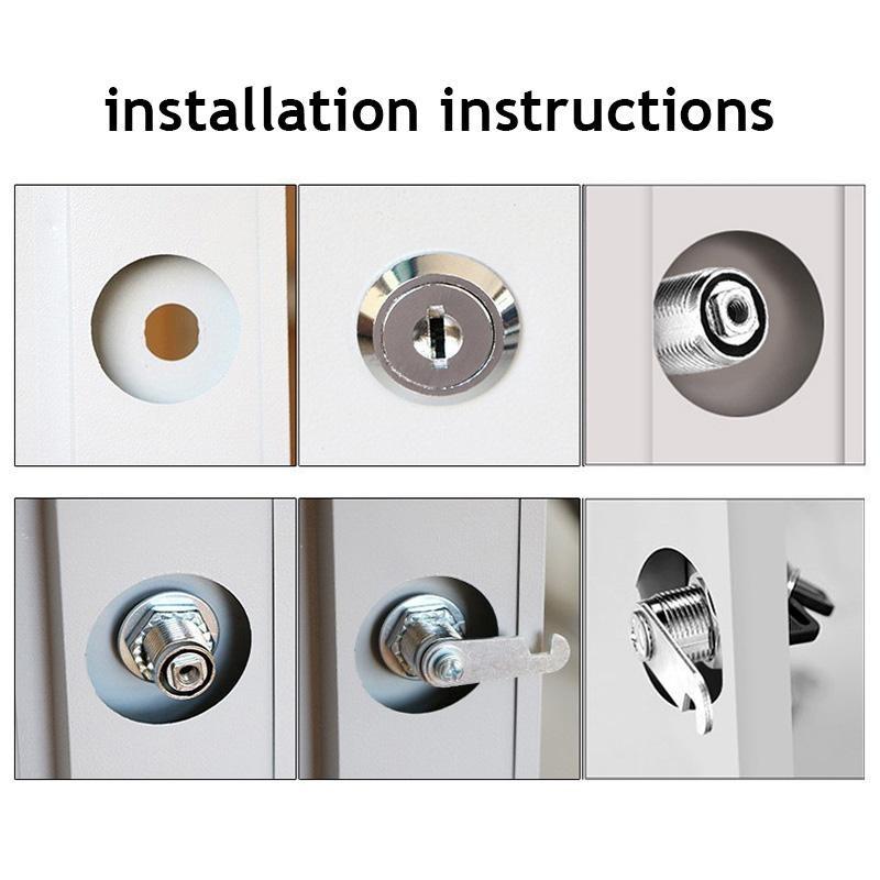 Product Introduction of Classic Security Lock Metal Cylinder Cabinet Locker Cam Lock With Keys Security Mailbox Lock Drawer 16mm/20MM/25MM/30MM 15
