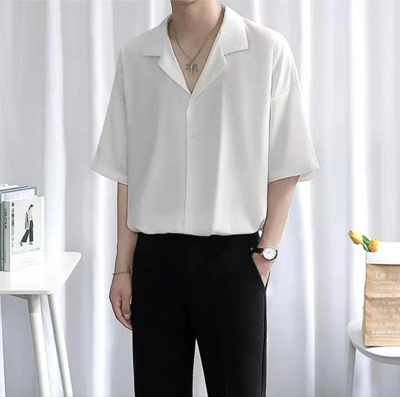 Product Introduction of Áo sơ mi cổ vest nam nữ form rộng vải đẹp unisex chất dày dặn thời trang cực chất 28