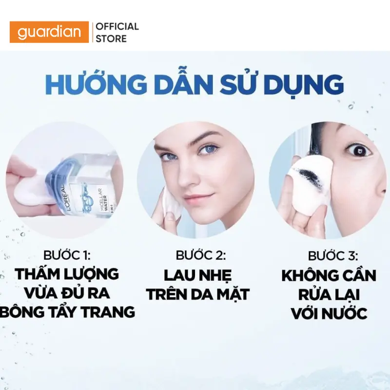 Nước Tẩy Trang L'Oréal Paris 3 In 1 Micellar Water Làm Tươi Mát Da 400Ml 5