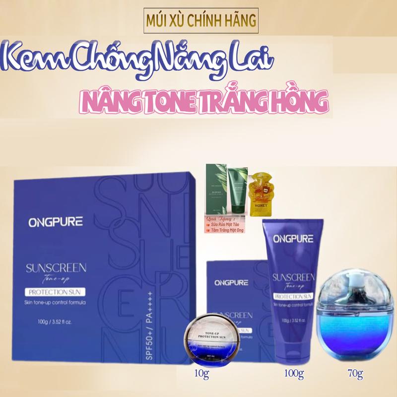 (Mới) Bộ Kem Chống Nắng Múi Xù Gorgeous  180g Phiên Bản Đặc Biệt