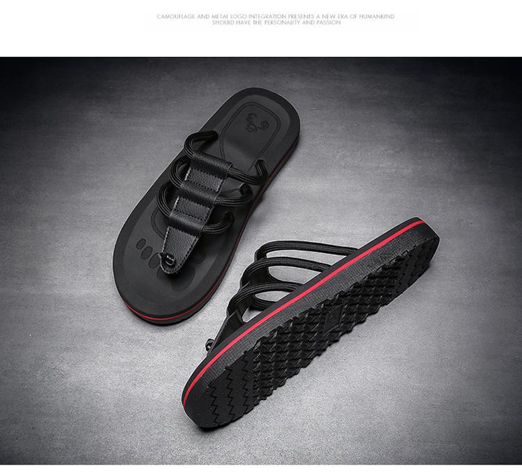 Product Introduction of Summer New Sandals, Men's Anti slip Outer Wear EVA Slippers, Men's Leisure Beach Flip Flops 19