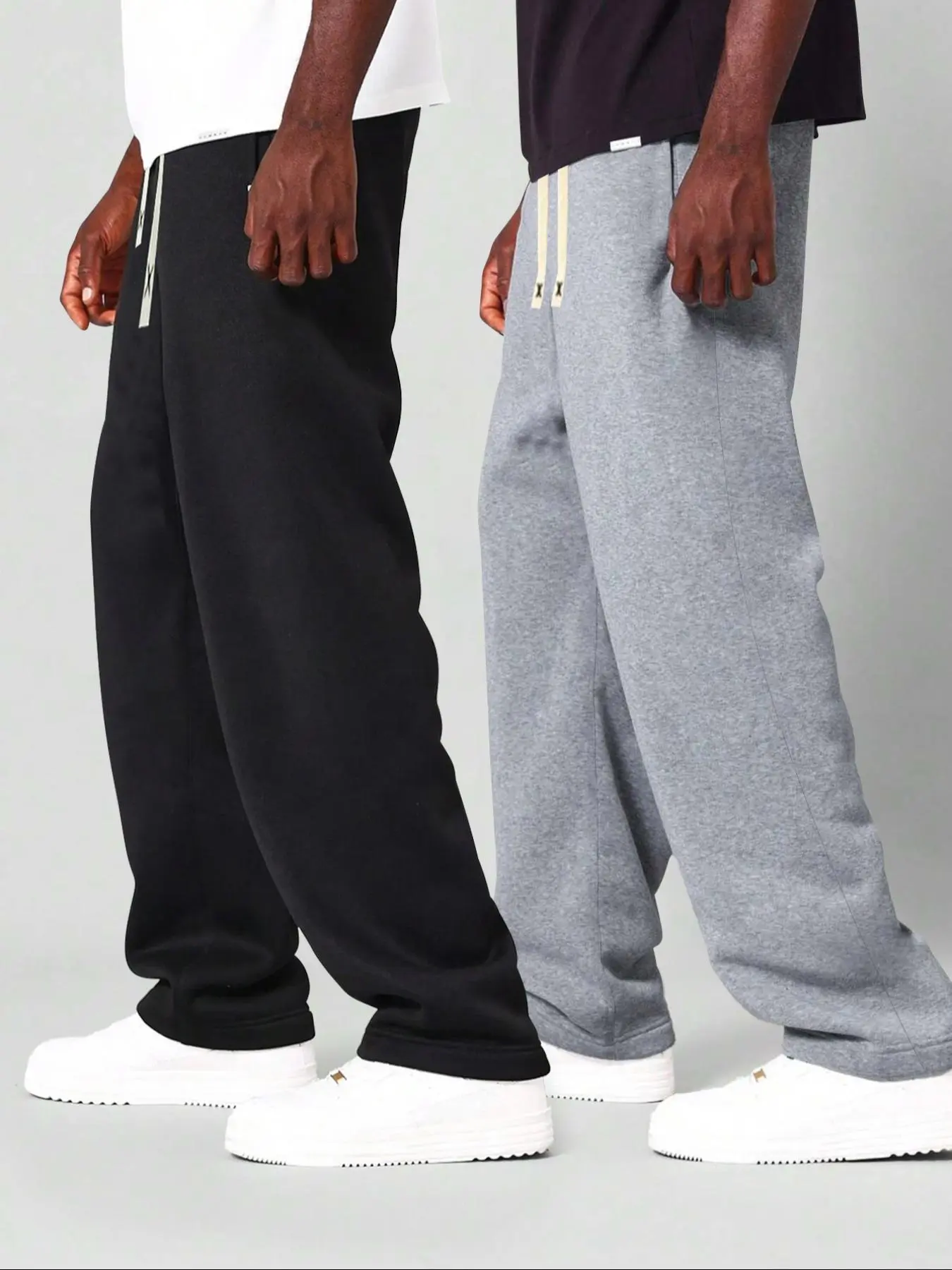 Men's Solid Color Pocket Pants, Casual Comfy Loose Fit Trousers for Summer, Fashion Men's Bottoms for Daily Wear