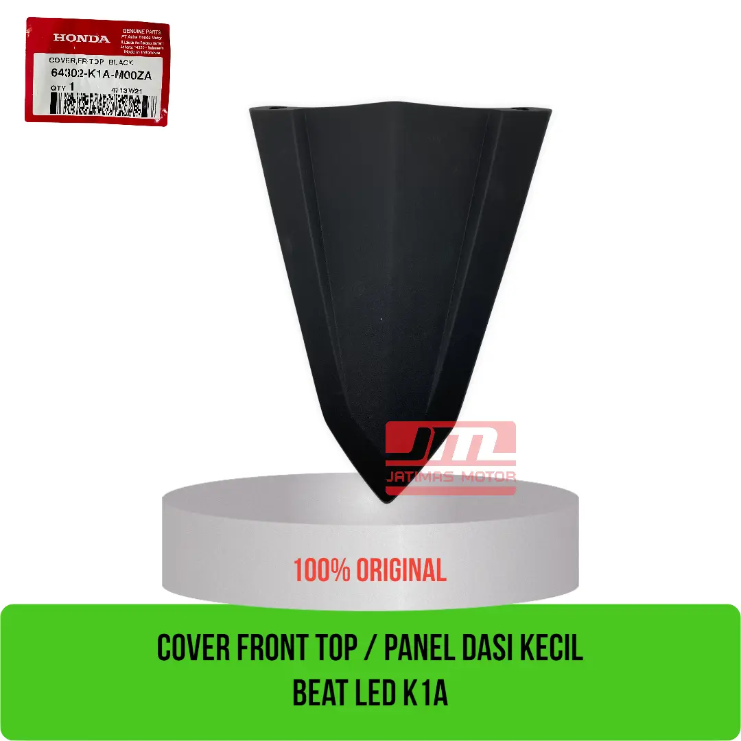 Panel dasi kecil dudukan plat nomor depan beat eco deluxe street LED