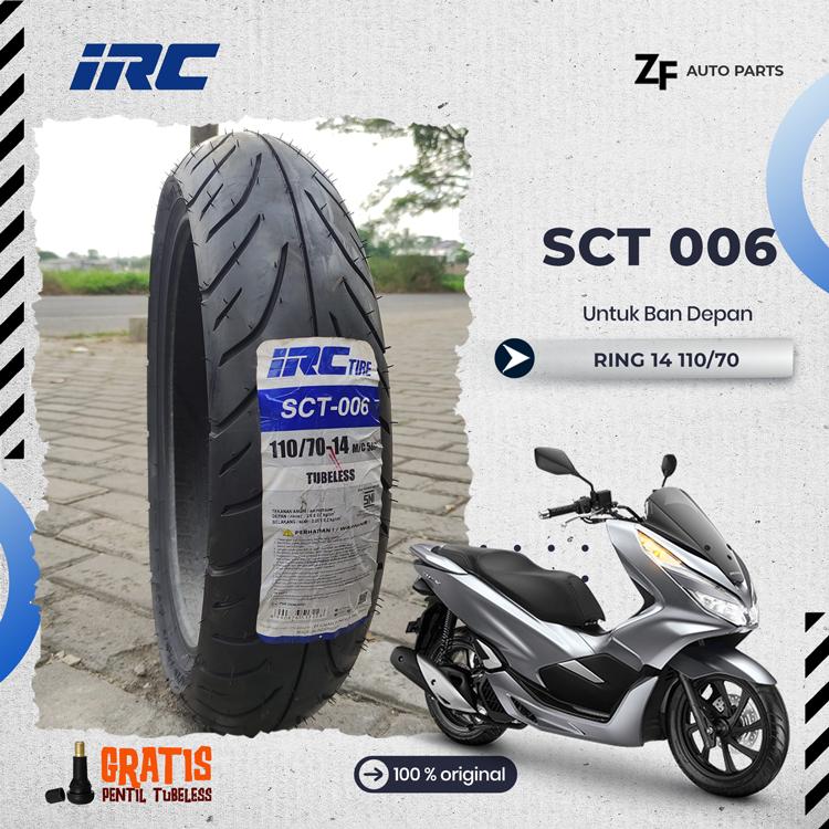 SEPASANG / SATUAN BAN MOTOR PCX 160 IRC SCT 006 007 Ring 14 TUBELESS ADV 160 4