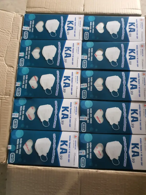 Khánh An Khẩu trang y tế 4 lớp kháng khuẩn cao cấp 4D Khánh An Ka99 Ka99+ (hộp 30 cái) 5