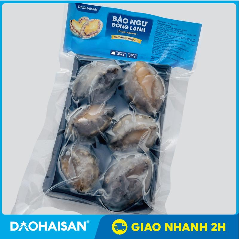 [HCM - Giao 2H] Bào Ngư Nguyên Con Thượng Hạng Đông Lạnh Size 20 Con/ Kg - Đảo Hải Sản