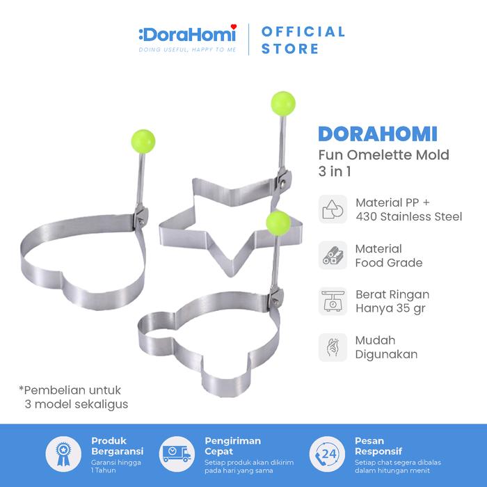 Gambar Cetakan Telur Karakter DoraHomi Motif Bintang Mickey Love Stainless 3pcs Egg Food Kitchenware - Warna dari Dorahomi Kota Administrasi Jakarta Timur Tokopedia