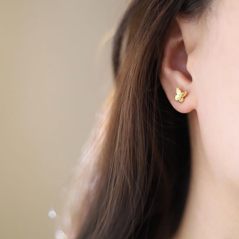 Product Introduction of Non Fading Titanium Steel Earrings, Women'S Agile Butterfly Ins, Fengsen Series Original Commuting Exquisite Earrings,Durable Titanium Steel Butterfly Earrings for Women,Stylish Fengsen Series Butterfly Earrings,Exquisite Butterfly Ins Earrings for Women 8