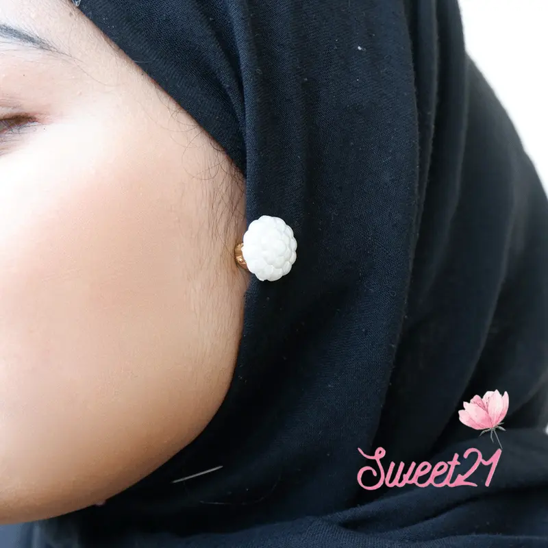 Anting Hijab  Anting Klip  Hijab Kekinian Sweet21 Nada TWB101 Perempuan 2