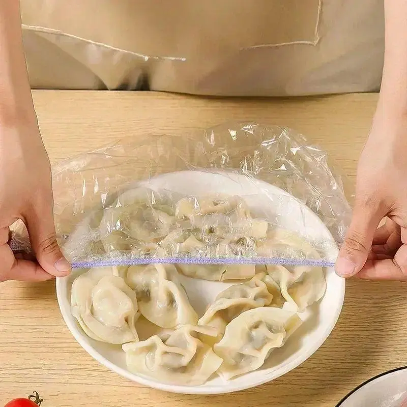 Set 100 Túi Bọc Thực Phẩm size lớn 42cm - Màng bọc thực phẩm size lớn Dùng Một Lần