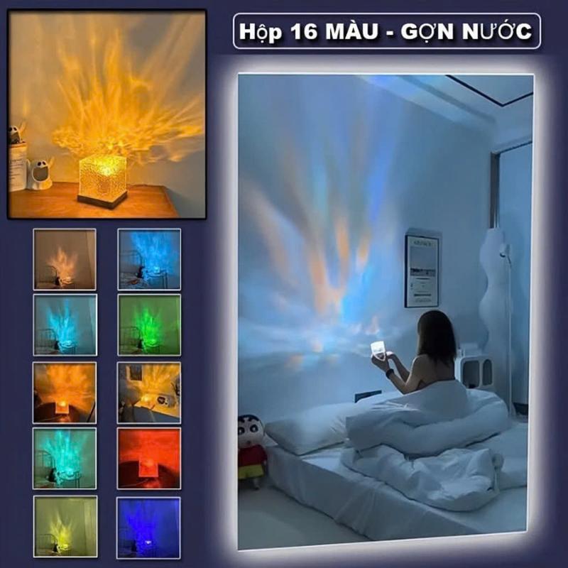 Product Introduction of Đèn Ngủ decor  NAPOD Gợn Sóng 16 màu ánh sáng trang trí không gian lãng mạn kèm điều khiển từ xa 24 phím. 16