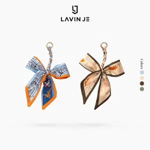 LAVIN JE Bag Charm Bow Gantungan Tas Pita Motif Gantungan Tas Cantik G1106
