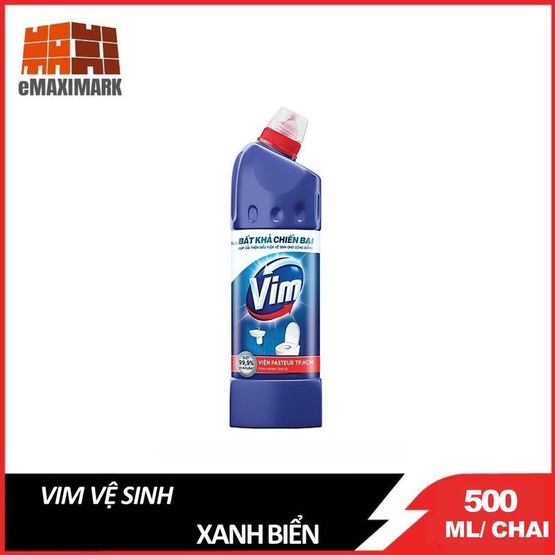 Uni Vim nước tẩy bồn cầu nhà tắm chai xanh dương 500ML