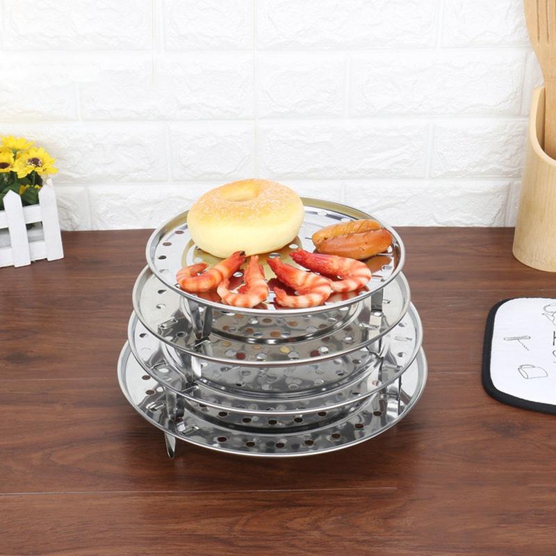 Stackable Food Steam Rack Stainless Steel Steamer Tray Rack Plate Steam Cooking 3 Stands - TikTok ...