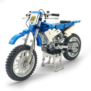 1:6 Series Motorcycle Building Blocks (1 Box), Motocross Motorbike Model Building Block, for Teenager and Adults