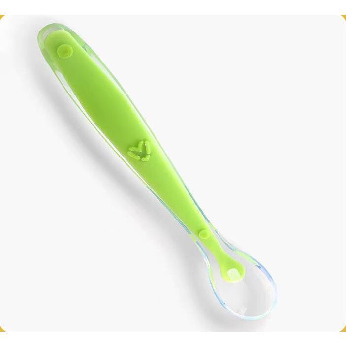 Thìa Cho Ăn Silicon, An Toàn Cho Em Bé, Thìa Tập Luyện Cho Trẻ Em, Mềm Mại, Thích Hợp Cho Thực Phẩm Bổ Sung, Dao Kéo Cho Em Bé, Cho Ăn Trơn Cho Bé 4