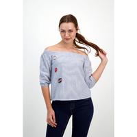 Gambar Blouse Loose Fit Cardinal Girl G0020D02H - L, Biru dari Cardinal Official Kab. Bandung 1 Tokopedia