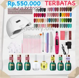 CHARZIEG PAKET LENGKAP NAIL ART