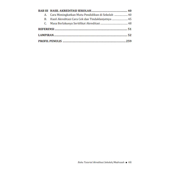 Buku Pendidikan - Tutorial Akreditasi Sekolah/Madrasah (Bukunesia)