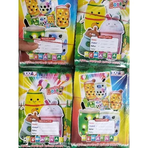 Buku Kecil Mainan Anak Mewarnai 20 Pcs Ukuran 9x13 - Edukasi