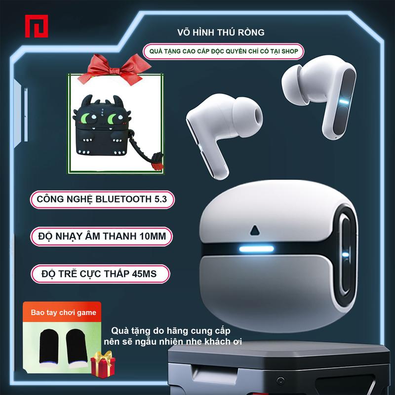 Tai Nghe Bluetooth Gaming Langsdom InPods G12Theta Bluetooth 5.3, Bass úp 10mm, Pin 6-7h,Độ trễ 50ms