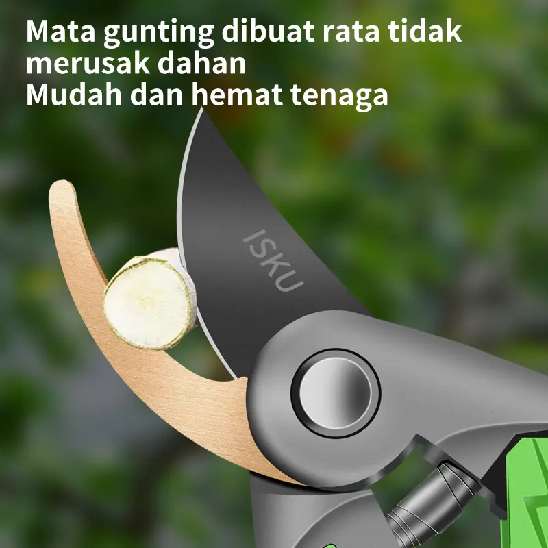 ISKU Gunting Dahan 8 Inch Dan Ranting Bunga Tanaman Gunting Kebun/Pruning Shears Alat Potong Dahan Gunting Tanaman 6