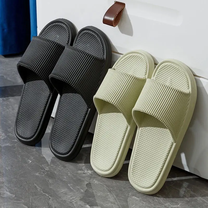 [HN FreeShip] Dép đi trong nhà kẻ sọc dọc đế dày nhẹ êm chân thời trang phong cách trẻ trung Women DéP 4