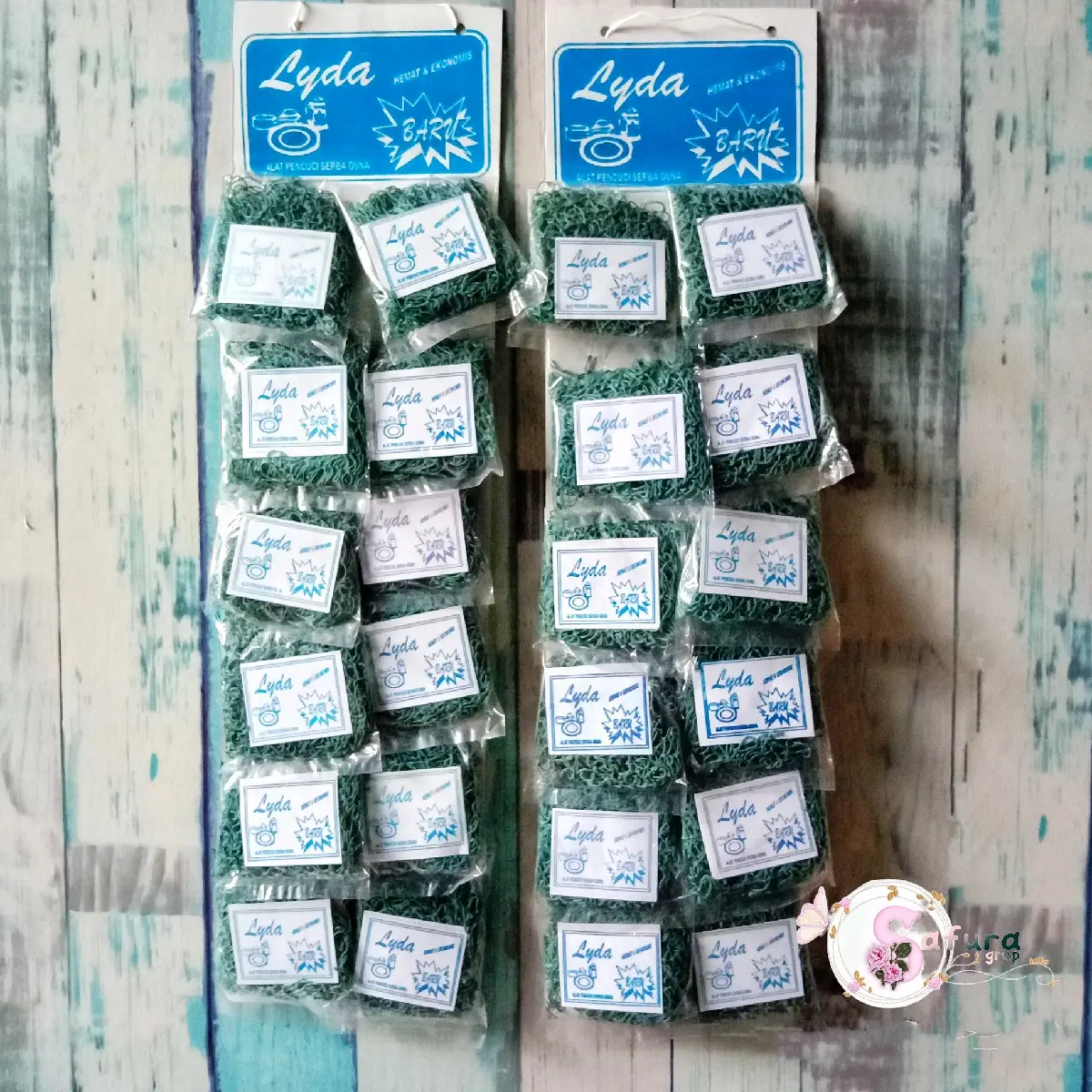 sabut gosok piring sabut jaring 1 renteng isi 12 pcs